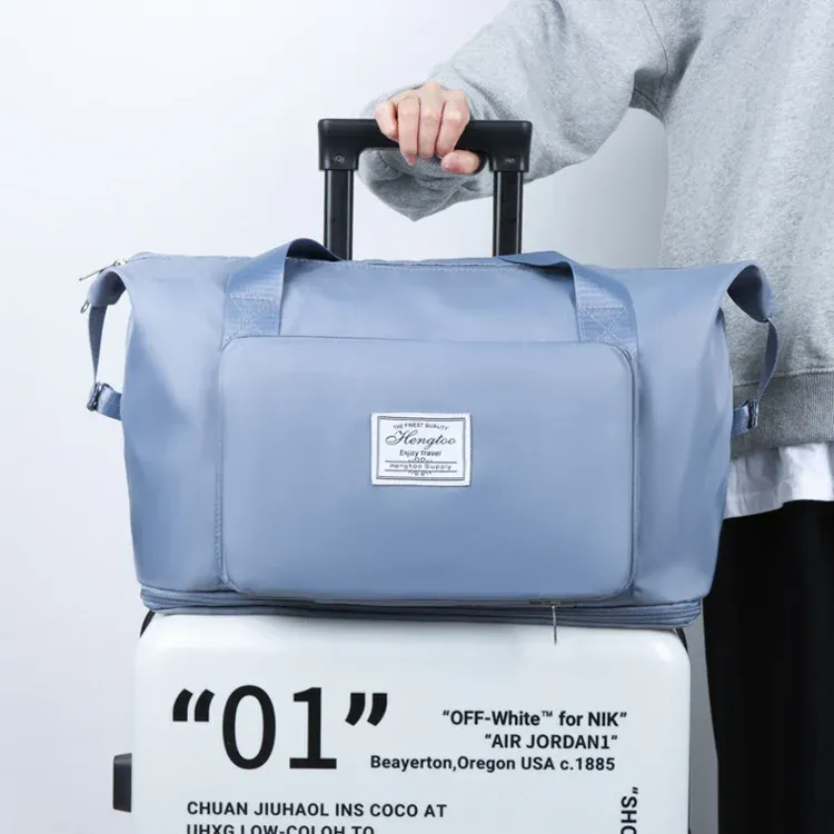 Sac de voyage extensible, vue d'ensemble ouverte