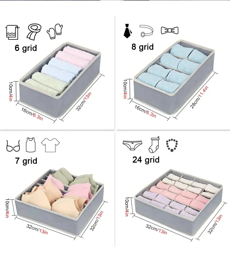 Rangement des chaussettes et petits accessoires