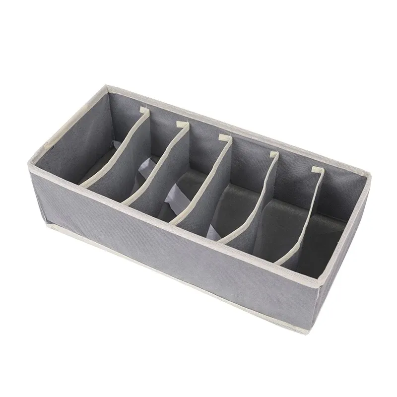 Boîte de rangement pliable pour sous-vêtements, organiseur de garde-robe, étui pour chaussettes, soutien-gorge, pantalon et écharpe 21