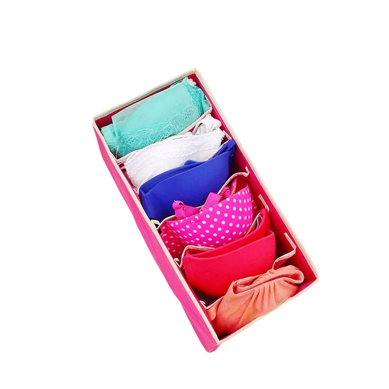 Boîte de rangement pliable pour sous-vêtements, organiseur de garde-robe, étui pour chaussettes, soutien-gorge, pantalon et écharpe 15