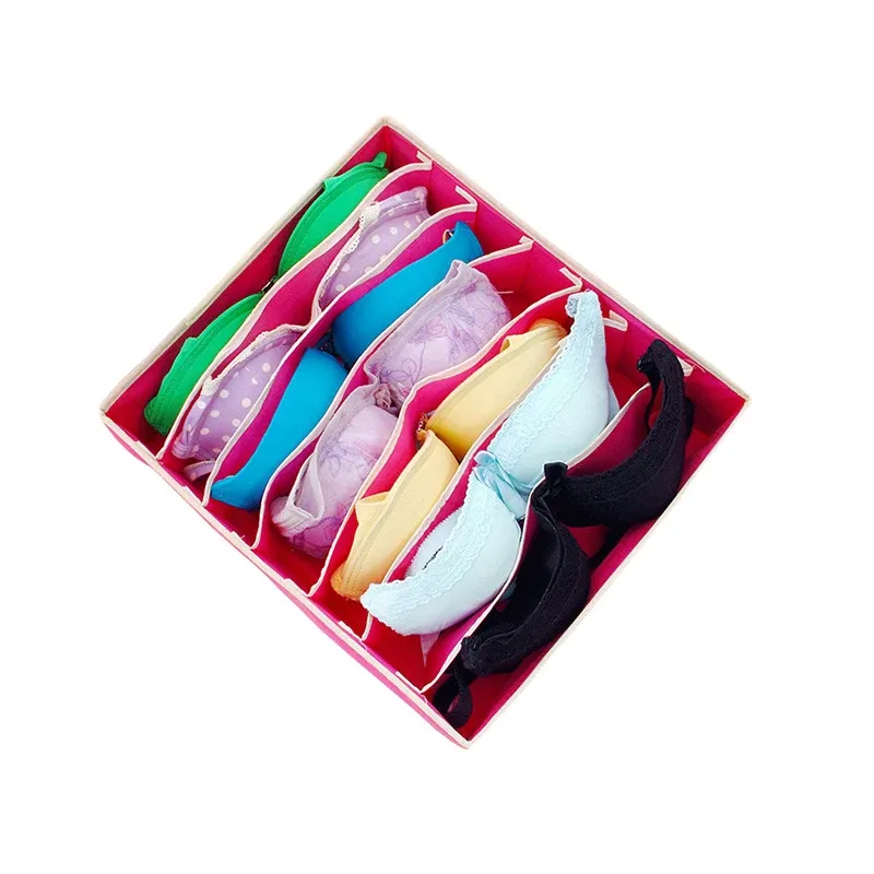 Boîte de rangement pliable pour sous-vêtements, organiseur de garde-robe, étui pour chaussettes, soutien-gorge, pantalon et écharpe 8
