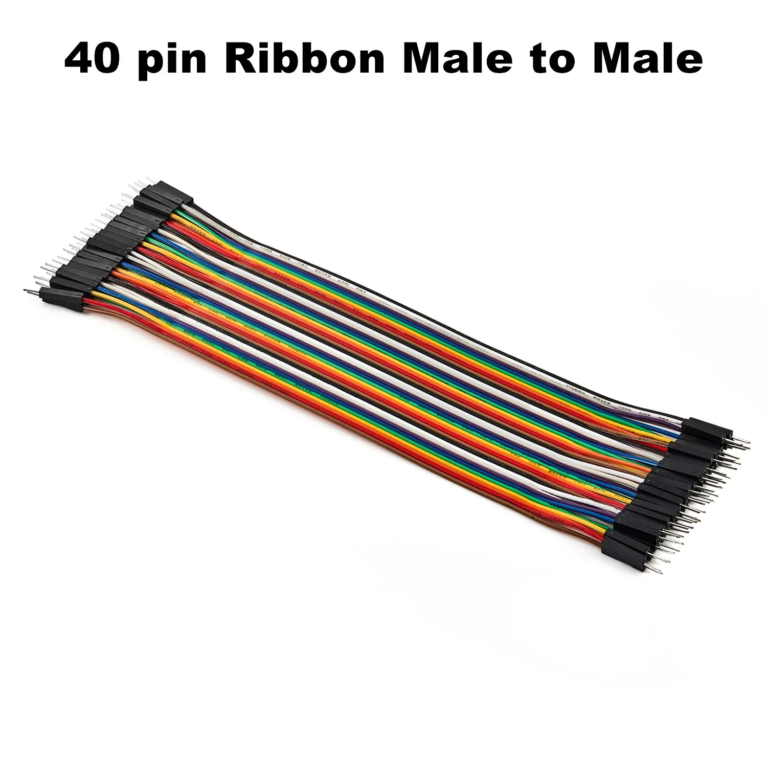 Kit de fils de connexion Dupont mâle-femelle 24AWG en cuivre, 40 à 120 pièces, longueurs 10 cm, 20 cm et 30 cm, pour prototypage DIY 13