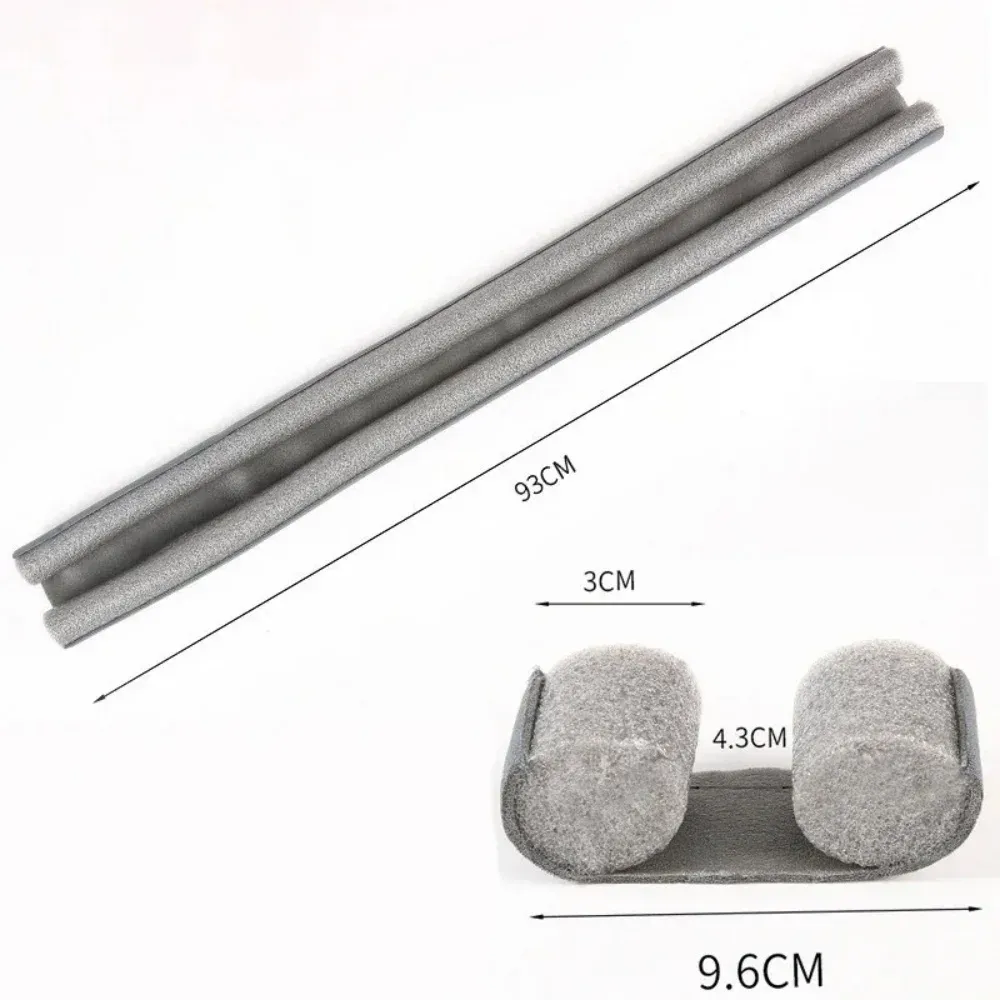 Joint d'étanchéité pour bas de porte anti-courant d'air, double isolation en mousse de silicone, amovible 3