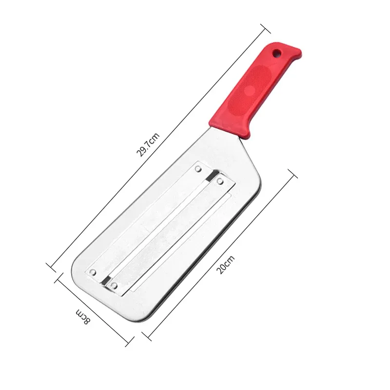 Couteau multifonction à double lame pour légumes, coupe-légumes portable 2
