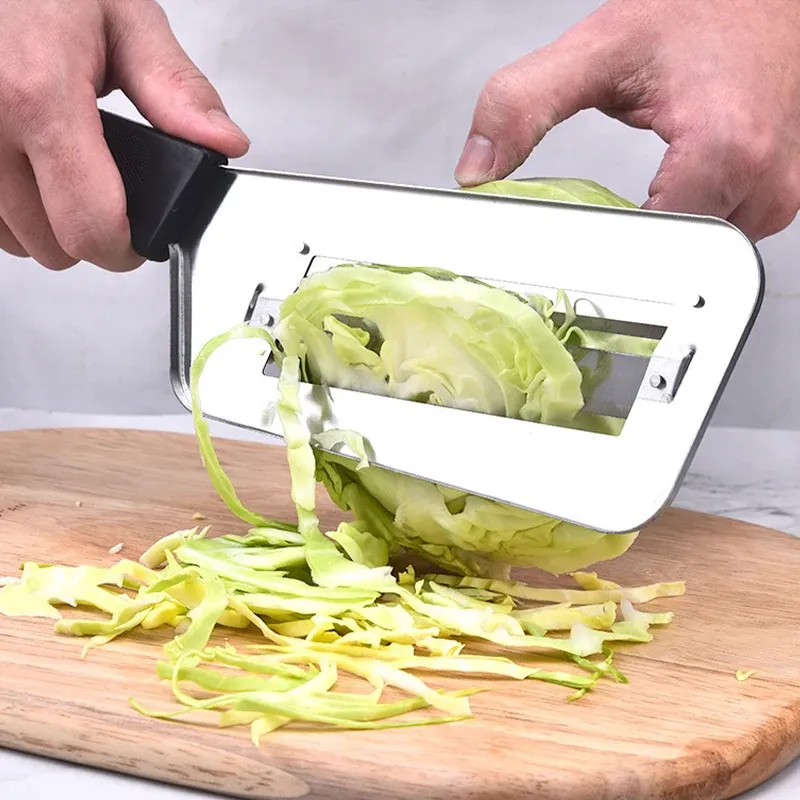 Couteau multifonction à double lame pour légumes, coupe-légumes portable 5