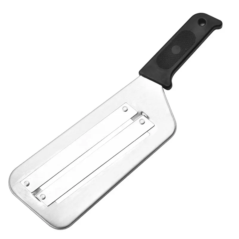 Couteau multifonction à double lame pour légumes, coupe-légumes portable 8