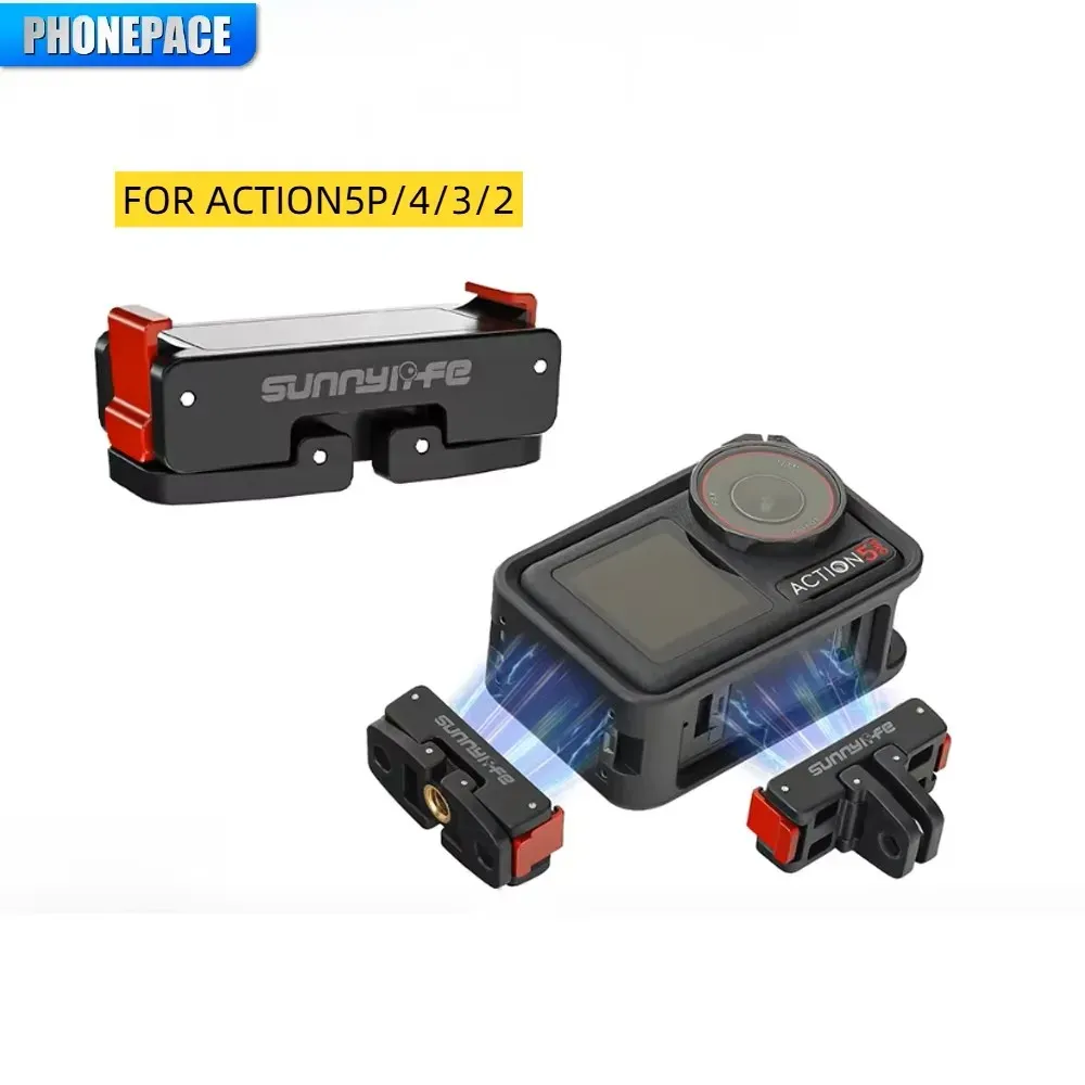 Détail du support magnétique à dégagement rapide