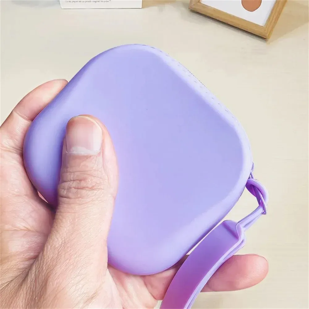 Trousse de toilette en silicone avec dragonne, étanche et anti-poussière, fermeture éclair, pour l'extérieur 3