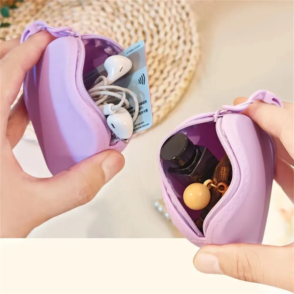 Trousse de toilette en silicone avec dragonne, étanche et anti-poussière, fermeture éclair, pour l'extérieur 1