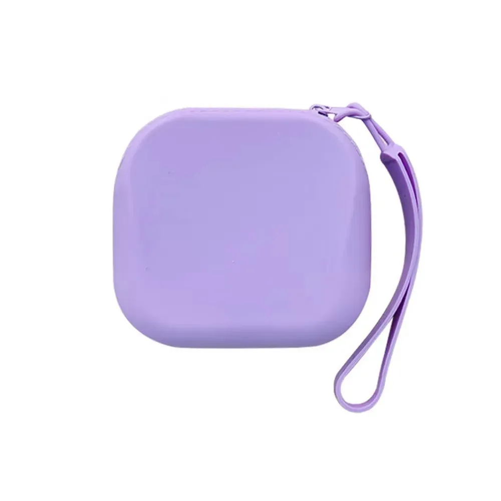 Trousse de toilette en silicone avec dragonne, étanche et anti-poussière, fermeture éclair, pour l'extérieur 11