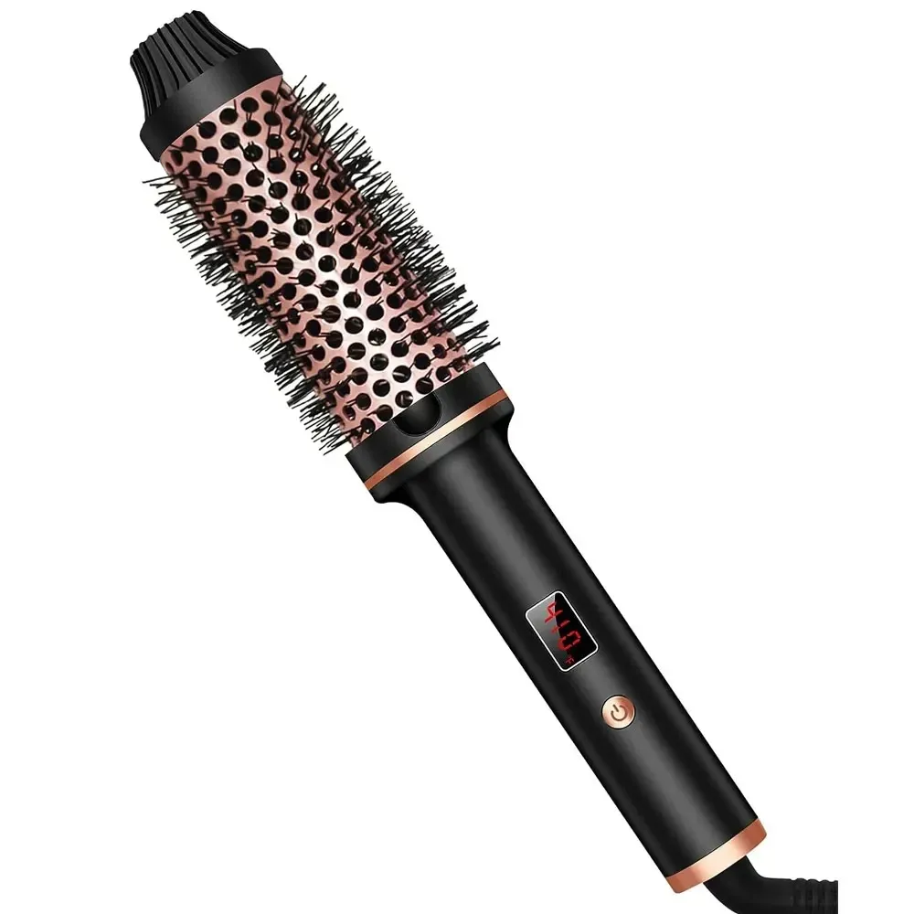 Fer à lisser ionique 3 en 1 : fer à friser professionnel, brosse chauffante anti-brûlure et baguette à boucles 2