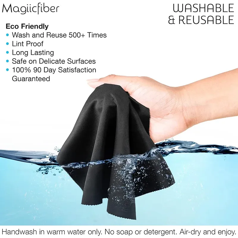 MagiicFiber Chiffon de nettoyage en microfibre haute densité sans rayures pour écran 6