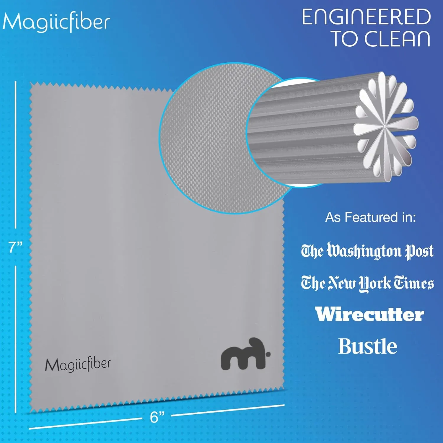 Chiffon microfibre MagiicFiber en détail
