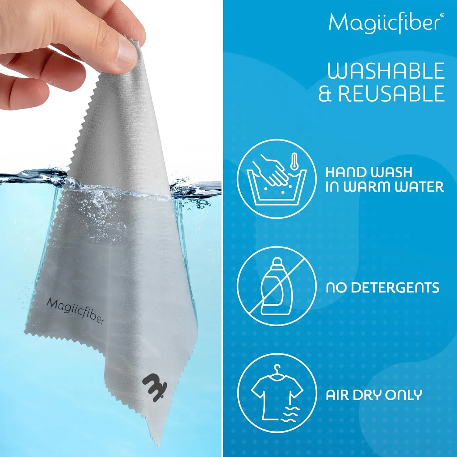 Chiffon de nettoyage MagiicFiber pour usage quotidien