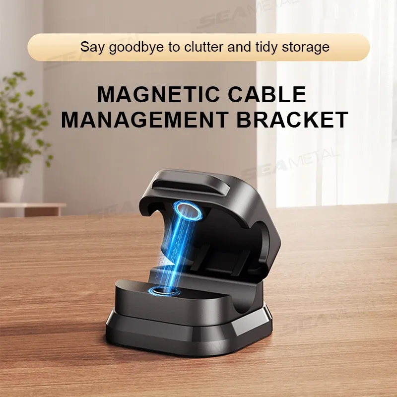 Le title is already in French, so I'll clean it up into a professional product name without spammy keywords:

Support magnétique auto-adhésif pour câbles - Lot de 10 pièces 2