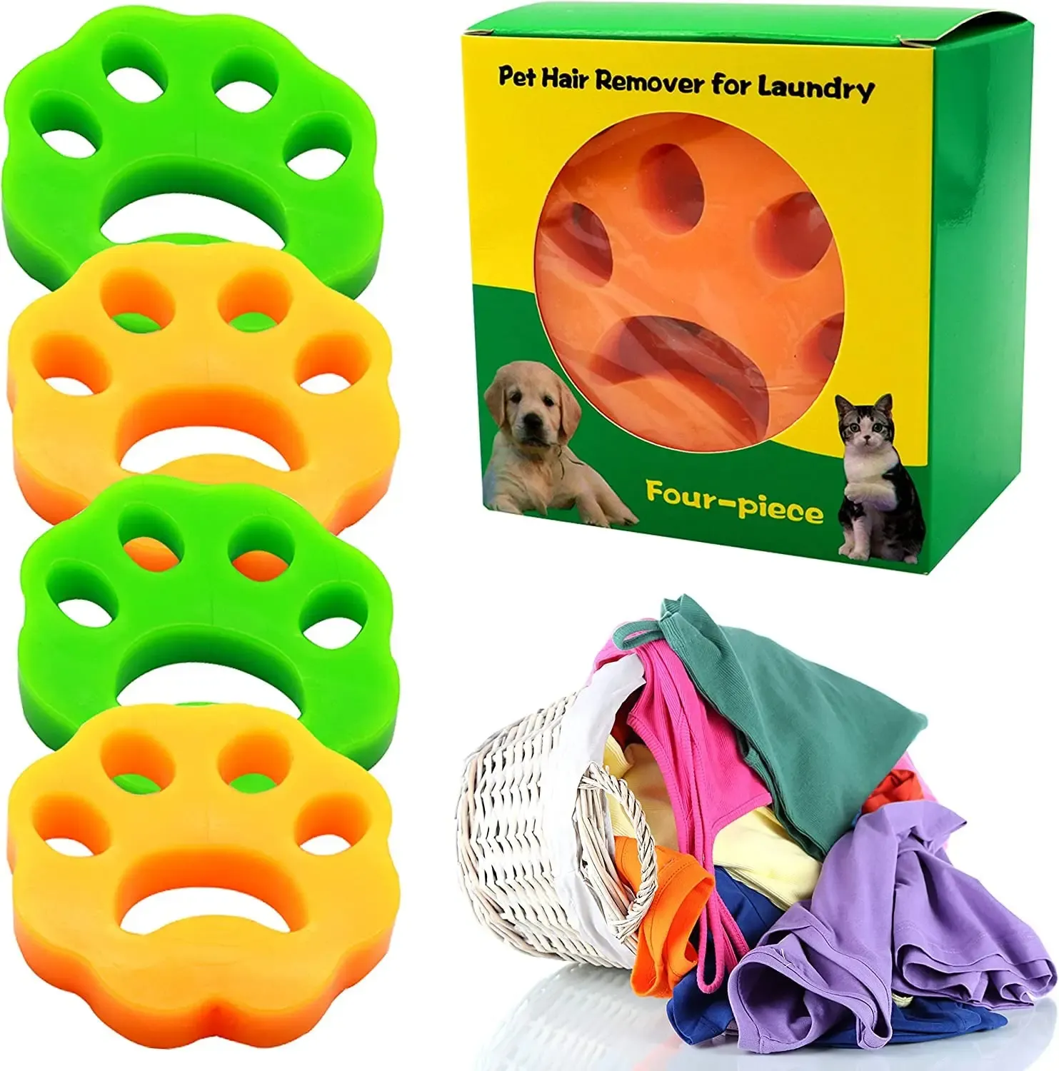 Épilateur réutilisable pour animaux de compagnie, attrape-peluches pour linge et machine à laver - Image 1