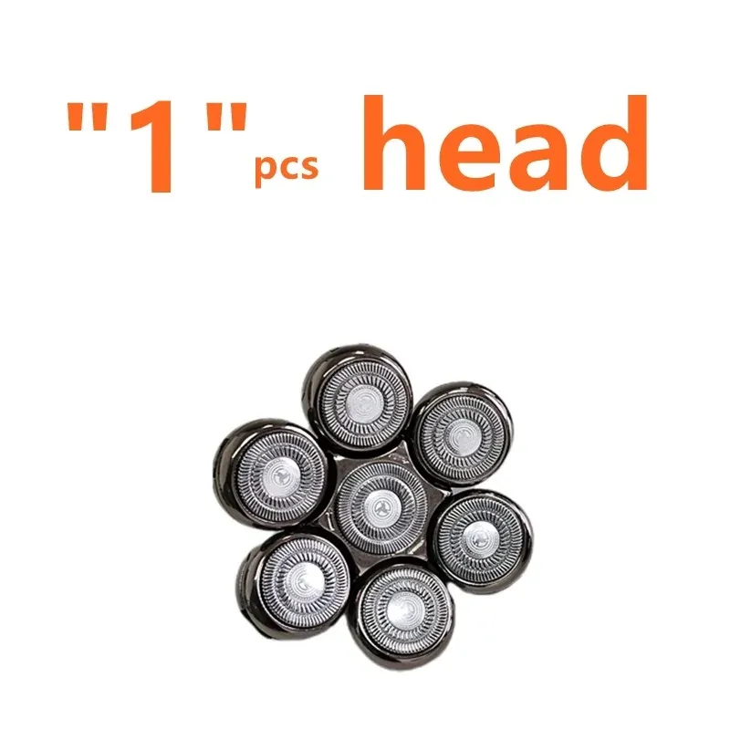 Lot de 7 lames de rechange 7D pour rasoir électrique à têtes flottantes, lavables, compatibles avec la plupart des modèles 8