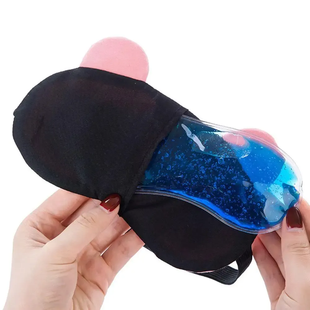 Masque pour les yeux réfrigérant avec gel apaisant, masque de couchage isotherme, 1 pièce