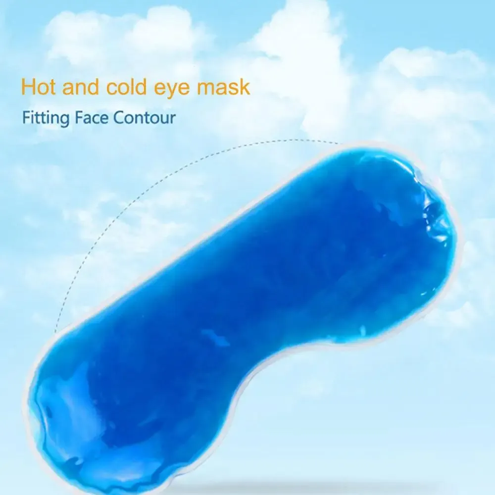 Masque pour les yeux réfrigérant avec gel apaisant, masque de couchage isotherme, 1 pièce 3