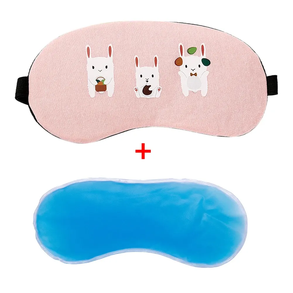 Masque de sommeil porté, détail de la forme