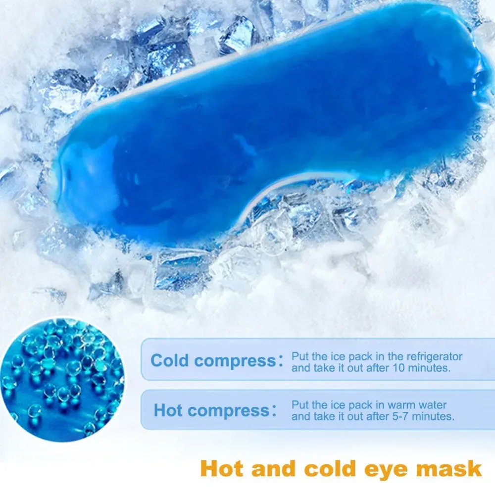 Masque pour les yeux dédié avec poche de glace, vue d'ensemble