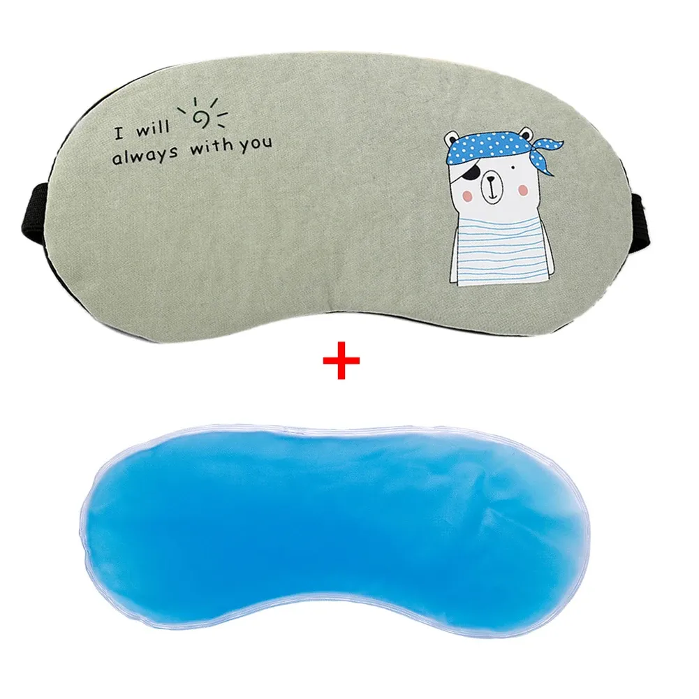 Masque pour les yeux réfrigérant avec gel apaisant, masque de couchage isotherme, 1 pièce 14
