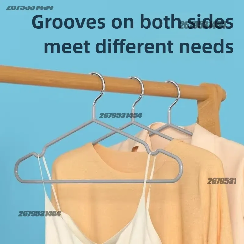 Cintres organisateurs en métal pour vêtements, antidérapants et sans marque, pour usage domestique et armoires de chambre 3