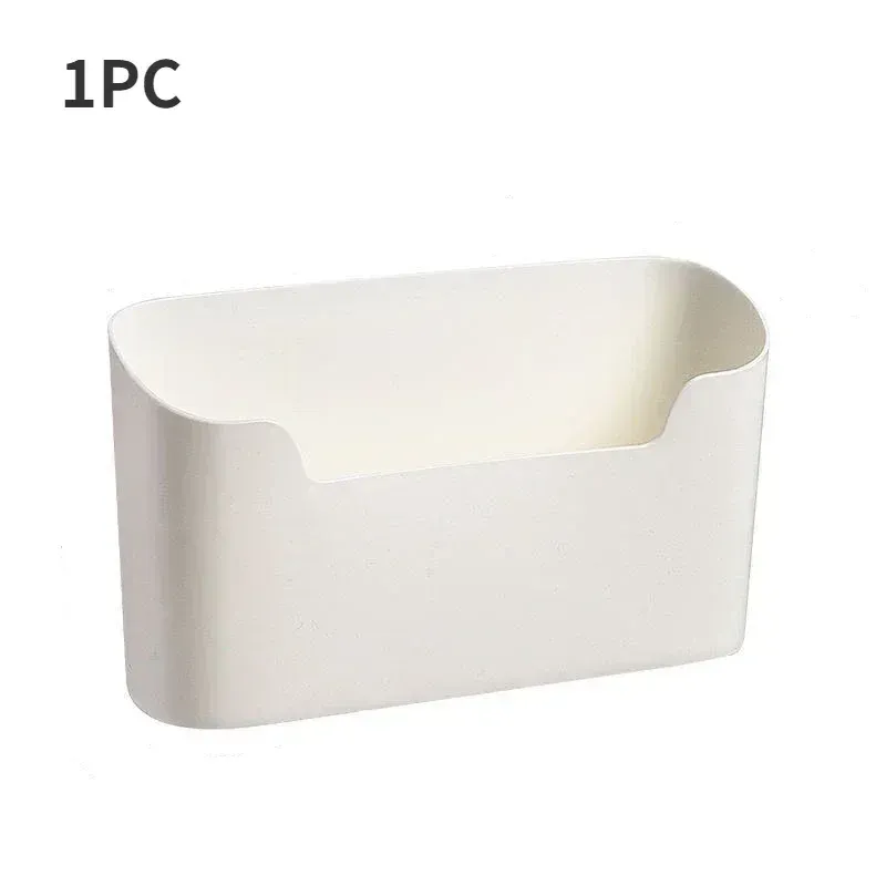 Support de rangement adhésif mural pour cuisine, boîte de rangement multifonctionnelle pour porte d'armoire sous évier, étagère à tiroir, organisateur de salle de bain 7