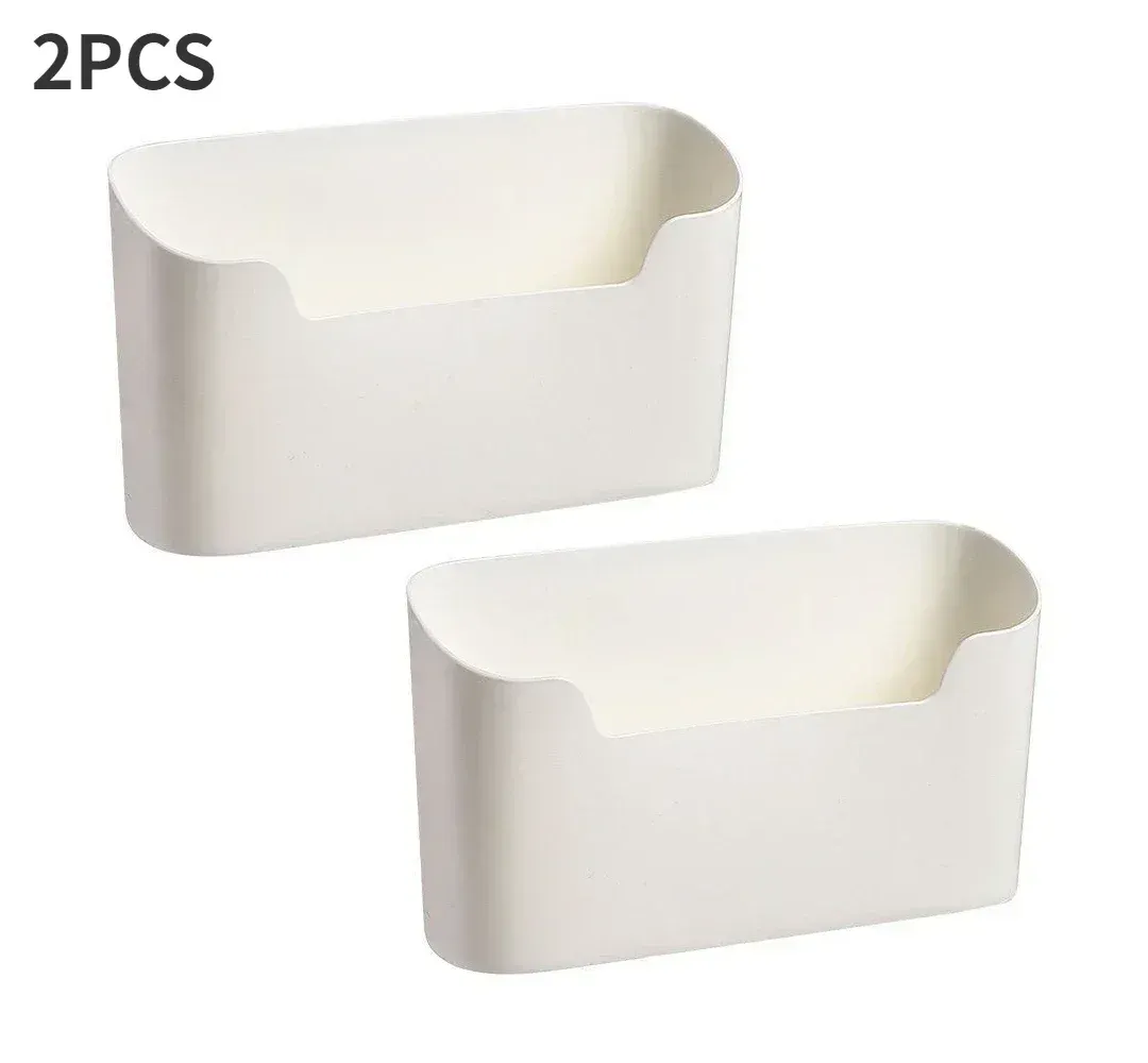 Support de rangement adhésif mural pour cuisine, boîte de rangement multifonctionnelle pour porte d'armoire sous évier, étagère à tiroir, organisateur de salle de bain 8