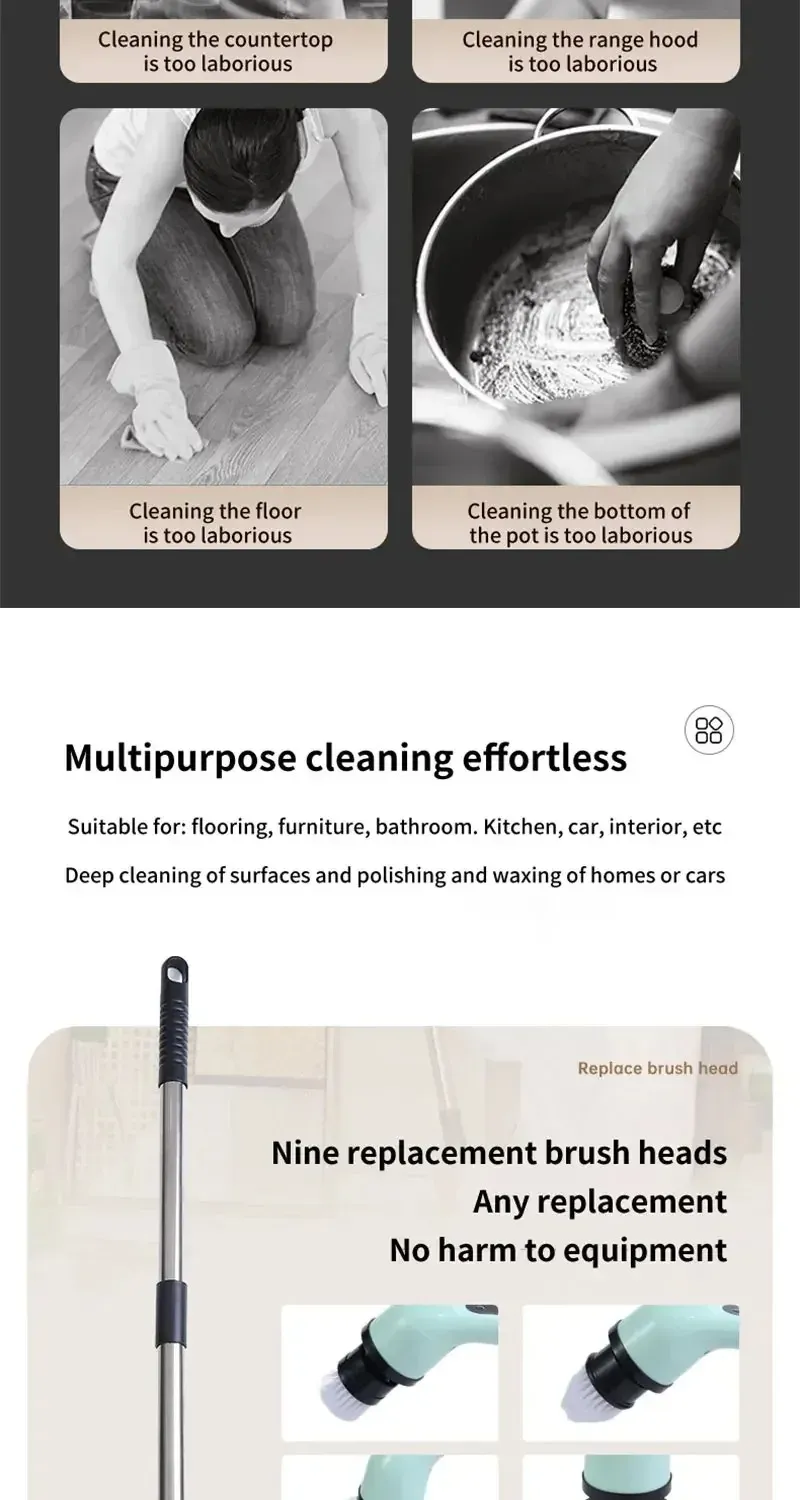 Brosse de nettoyage en usage dans la cuisine