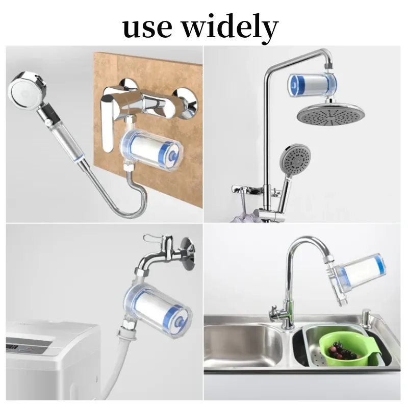 Filtre universel en coton PP pour douche, robinet et chauffe-eau 2