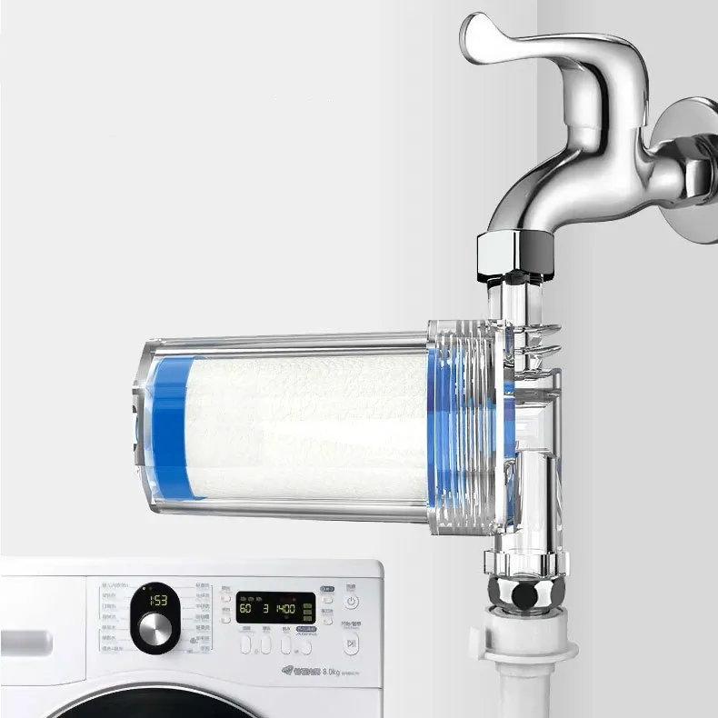 Filtre universel installé sur un tuyau d'eau