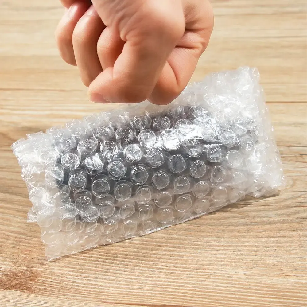 Housses de protection transparentes en PE, enveloppes antichoc à bulles blanches, sacs d'emballage en mousse, lot de 50 6