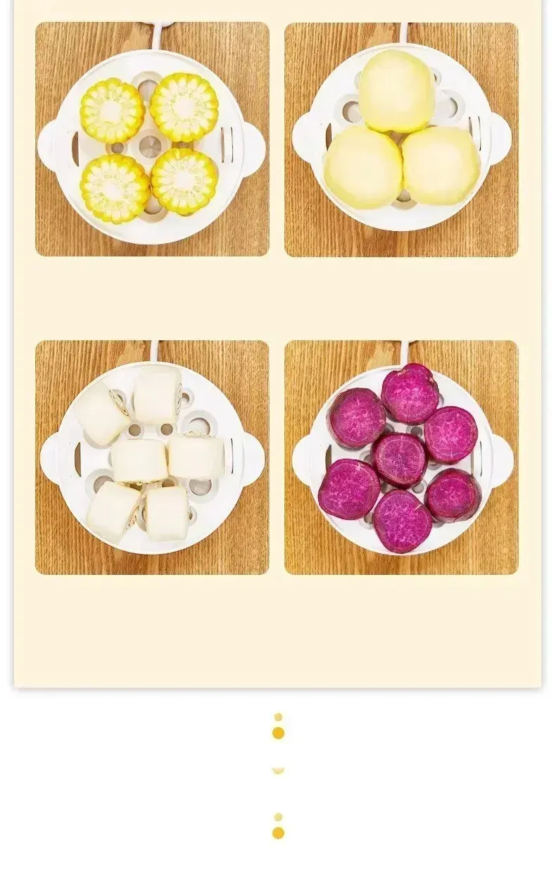 Préparation d'un petit-déjeuner avec le cuiseur à œufs