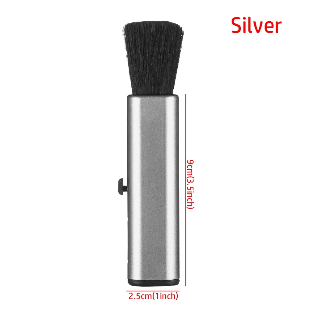 Brosse de nettoyage rétractable en laine pour ordinateur, clavier, voiture et climatiseur, avec manche télescopique en plastique 7