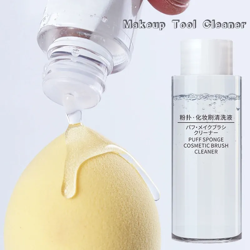 Nettoyant gel transparent pour pinceaux et éponges de maquillage, format 50/80/100 ml