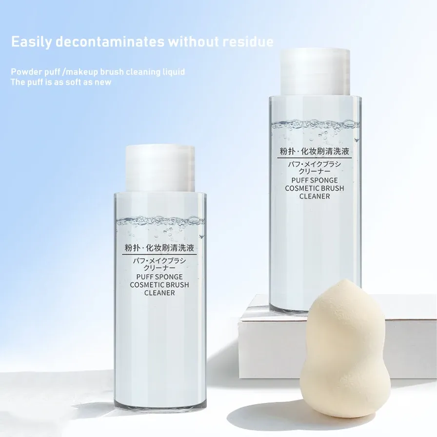 Nettoyant gel transparent pour pinceaux et éponges de maquillage, format 50/80/100 ml 3