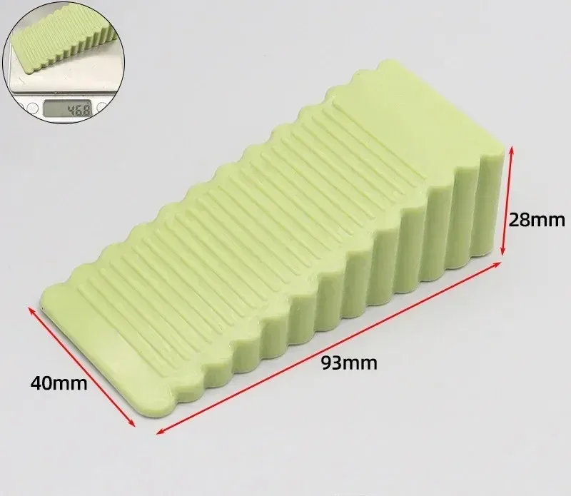 Butoir de porte en caoutchouc anti-collision, repositionnable, sans perçage, pour usage domestique 7