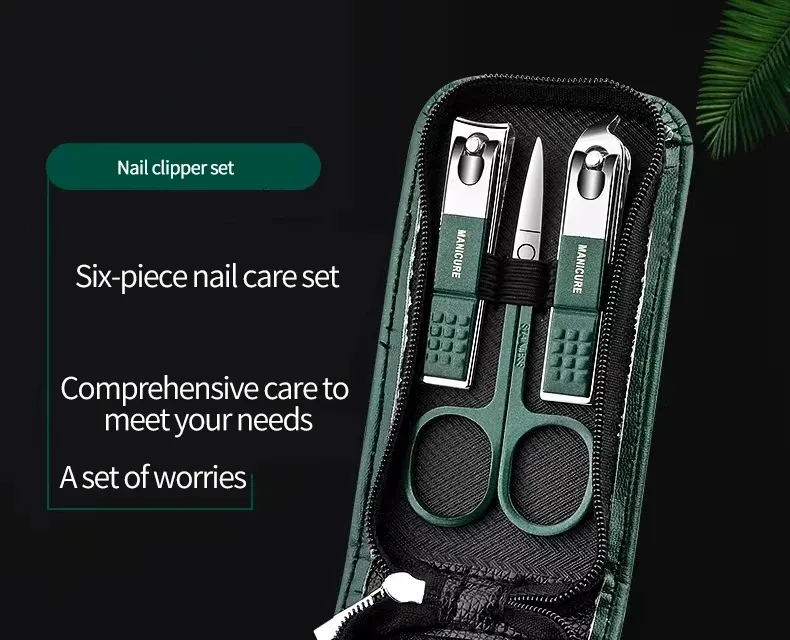 Ensemble de ciseaux à ongles en acier inoxydable