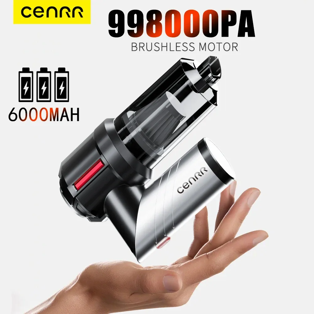 Aspirateur de voiture CENRR Mini 998000PA, aspirateur sans fil puissant et portable pour l'électroménager, souffleur portatif, nettoyeur de voiture - Image 1