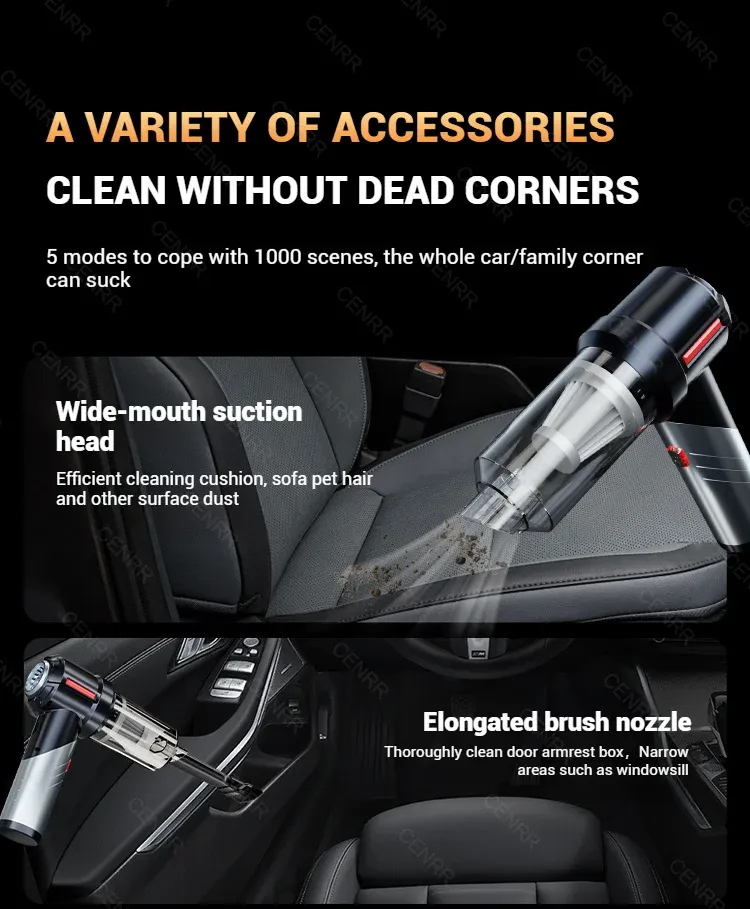 Aspirateur CENRR Mini, nettoyage intérieur