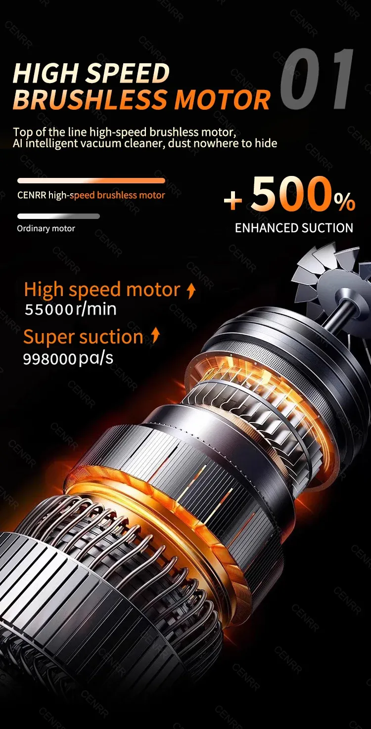 Aspirateur CENRR Mini, vue latérale