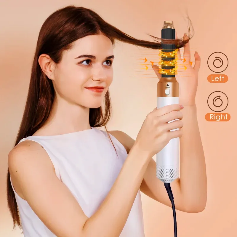 Boucles souples réalisées avec le fer à friser à air