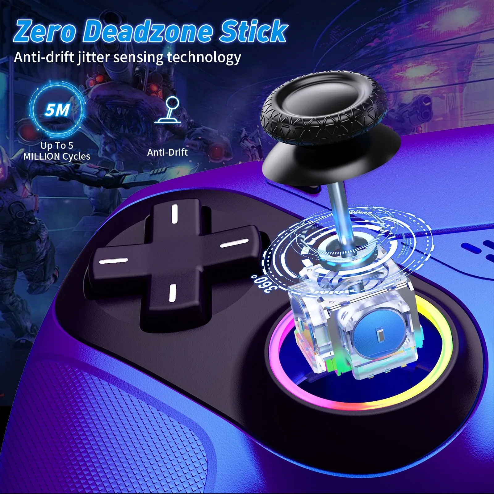 Technologie anti-dérive des sticks