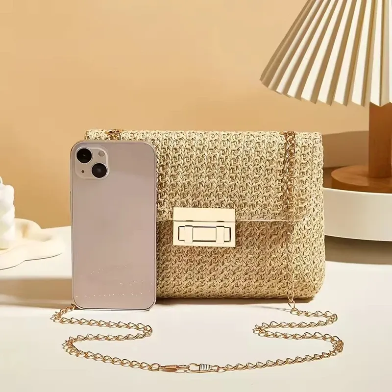 Sac à bandoulière à chaîne, style moderne