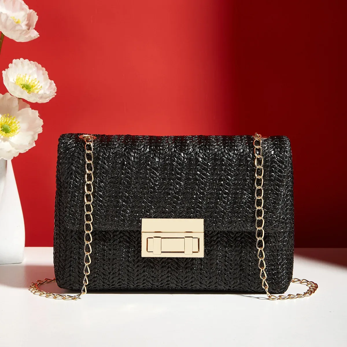 Sac à bandoulière à chaîne pour femme, élégant pour banquets, du jour au soir 10