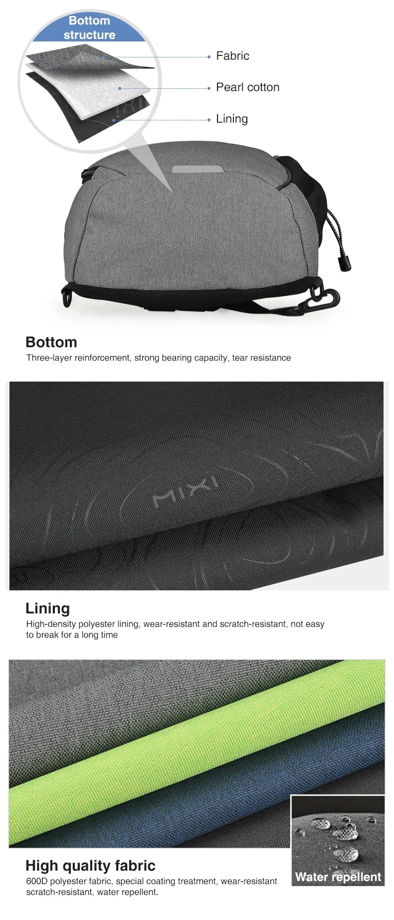 Sac Mixi, mise en situation complète