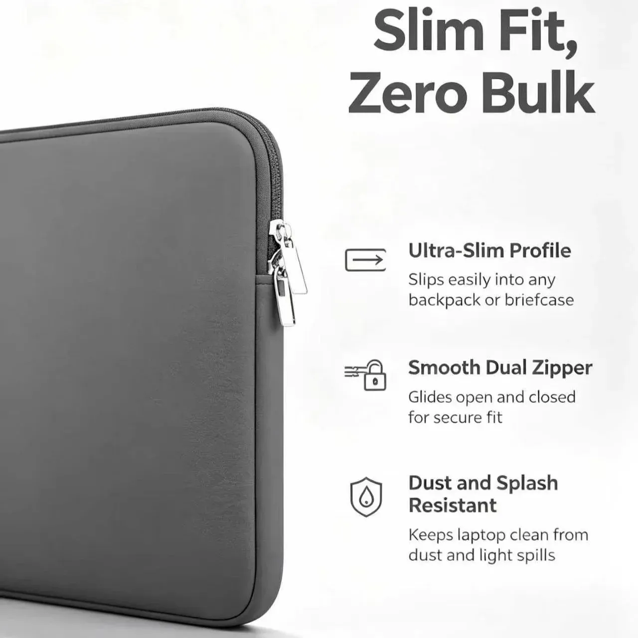 Pochette pour ordinateur portable compatible MacBook Air et Pro Retina, 13, 14 et 15,6 pouces 4