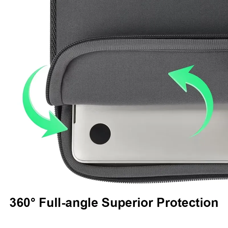 Pochette pour ordinateur portable compatible MacBook Air et Pro Retina, 13, 14 et 15,6 pouces 6