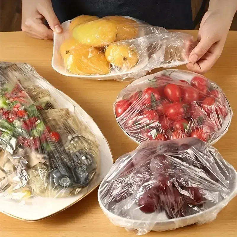 Couverture alimentaire jetable, adhérence sur bol